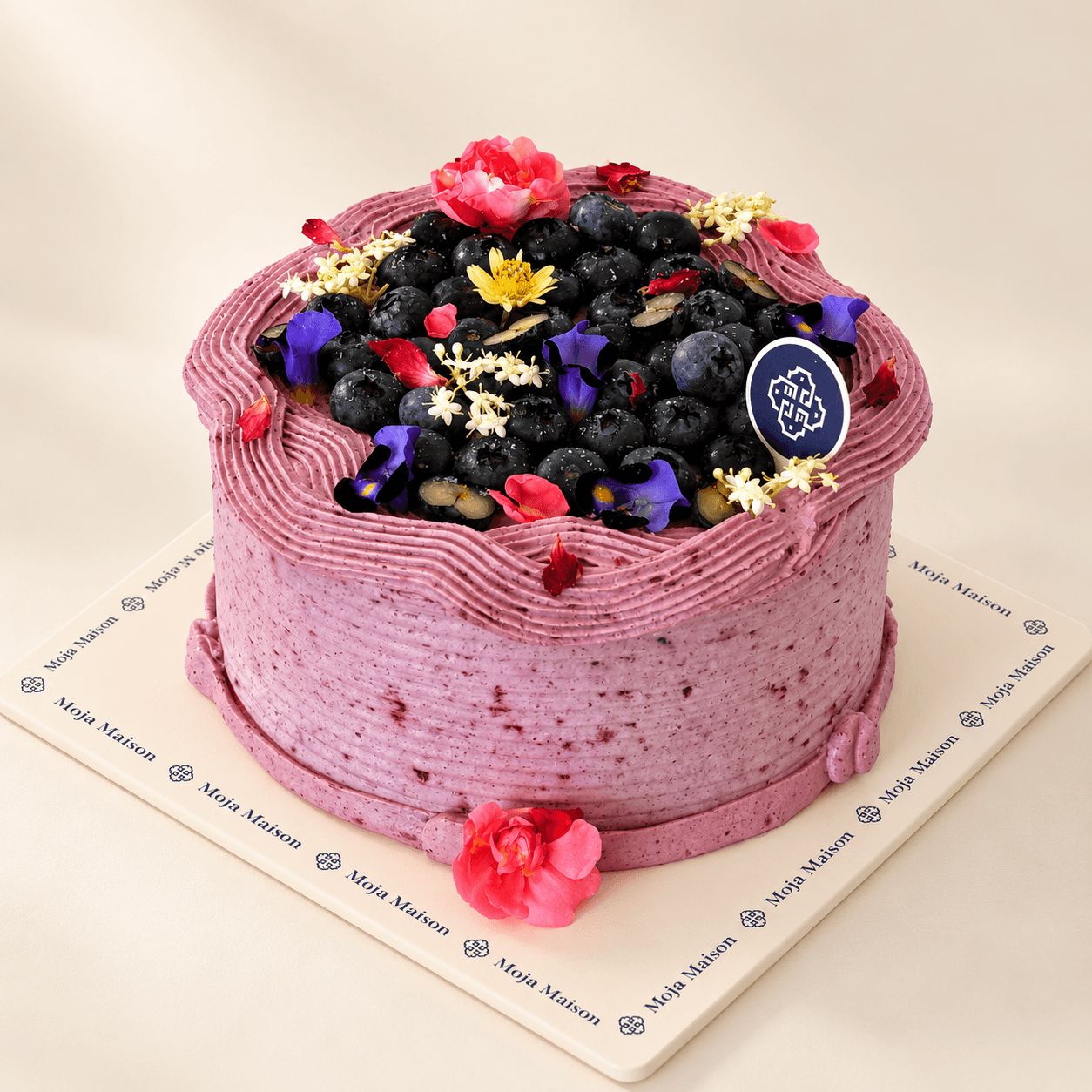 Blueberry Velvet Gateau