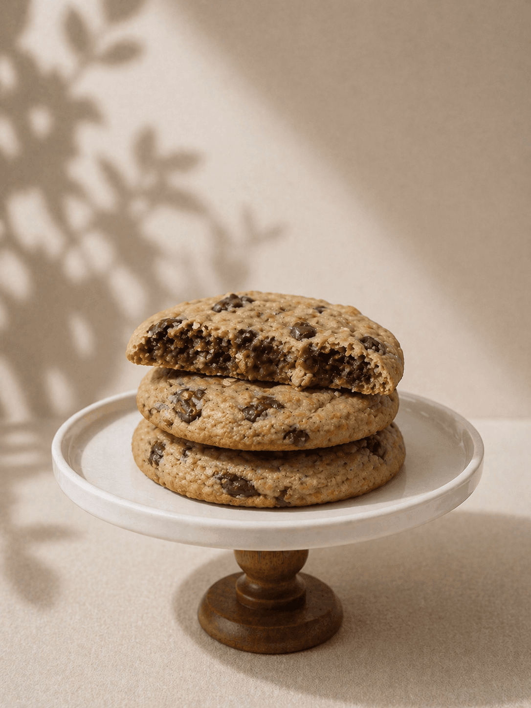 Chocolate Chip Soft Cookies — alternative angle